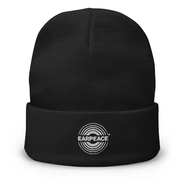 Earpeace brodert lue